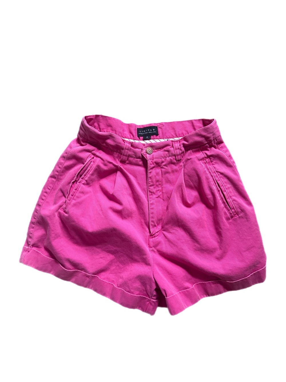 The Limited Bright Pink High-Waist Women's Shorts